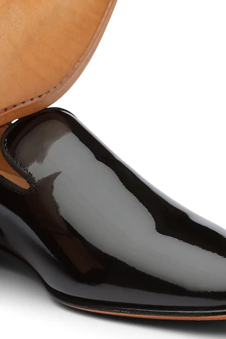 Black Patent Leather Loafers by TRUMPET at Pernia's Pop Up Shop