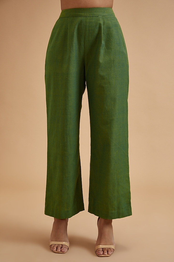 Green Handloom Cotton Top by theroverjournal at Pernia's Pop Up Shop