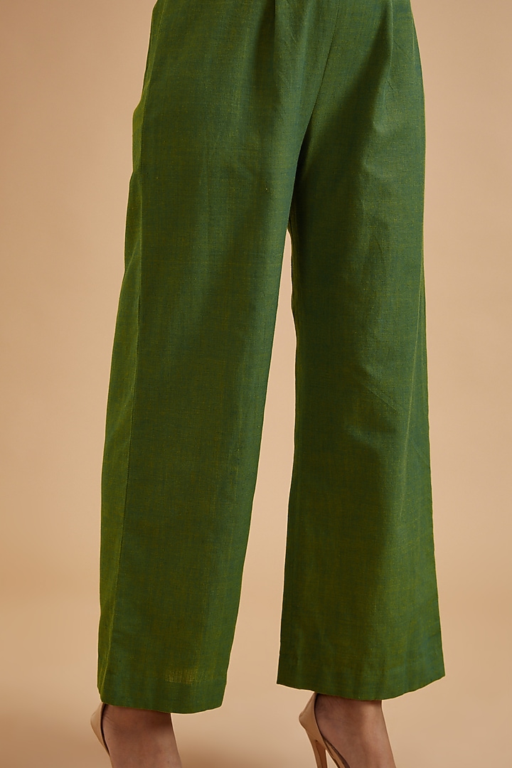 Green Handloom Cotton Top by theroverjournal at Pernia's Pop Up Shop