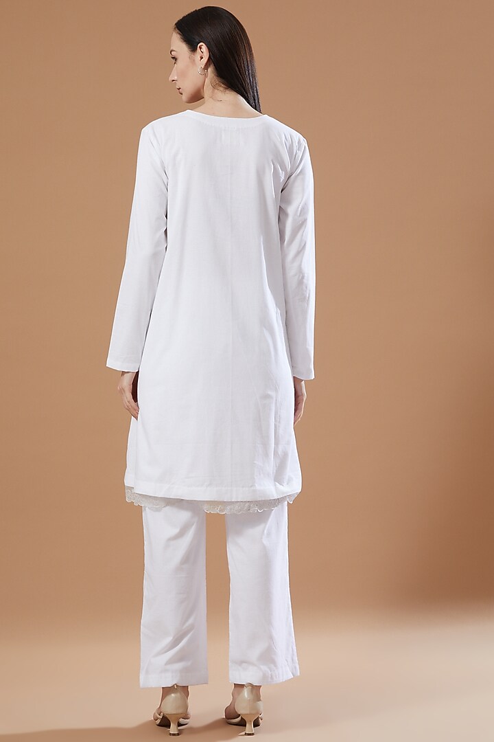 White Cotton Tunic by Theroverjournal at Pernia's Pop Up Shop