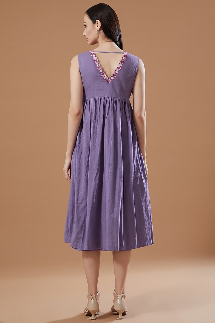 Lavender Cotton Summer Dress by Theroverjournal at Pernia's Pop Up Shop