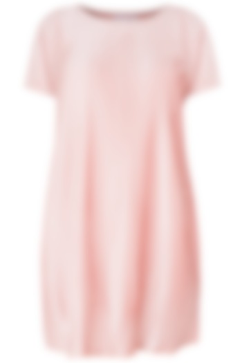 Blush pink pleated dress available only at Pernia's Pop Up Shop.