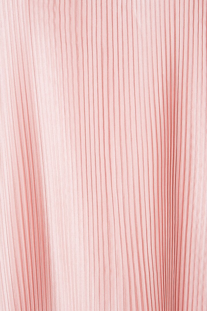 Blush pink pleated dress available only at Pernia's Pop Up Shop.