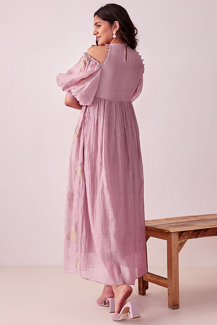 Lavender Embellished Vacation Dress by The Right Cut at Pernia's Pop Up Shop