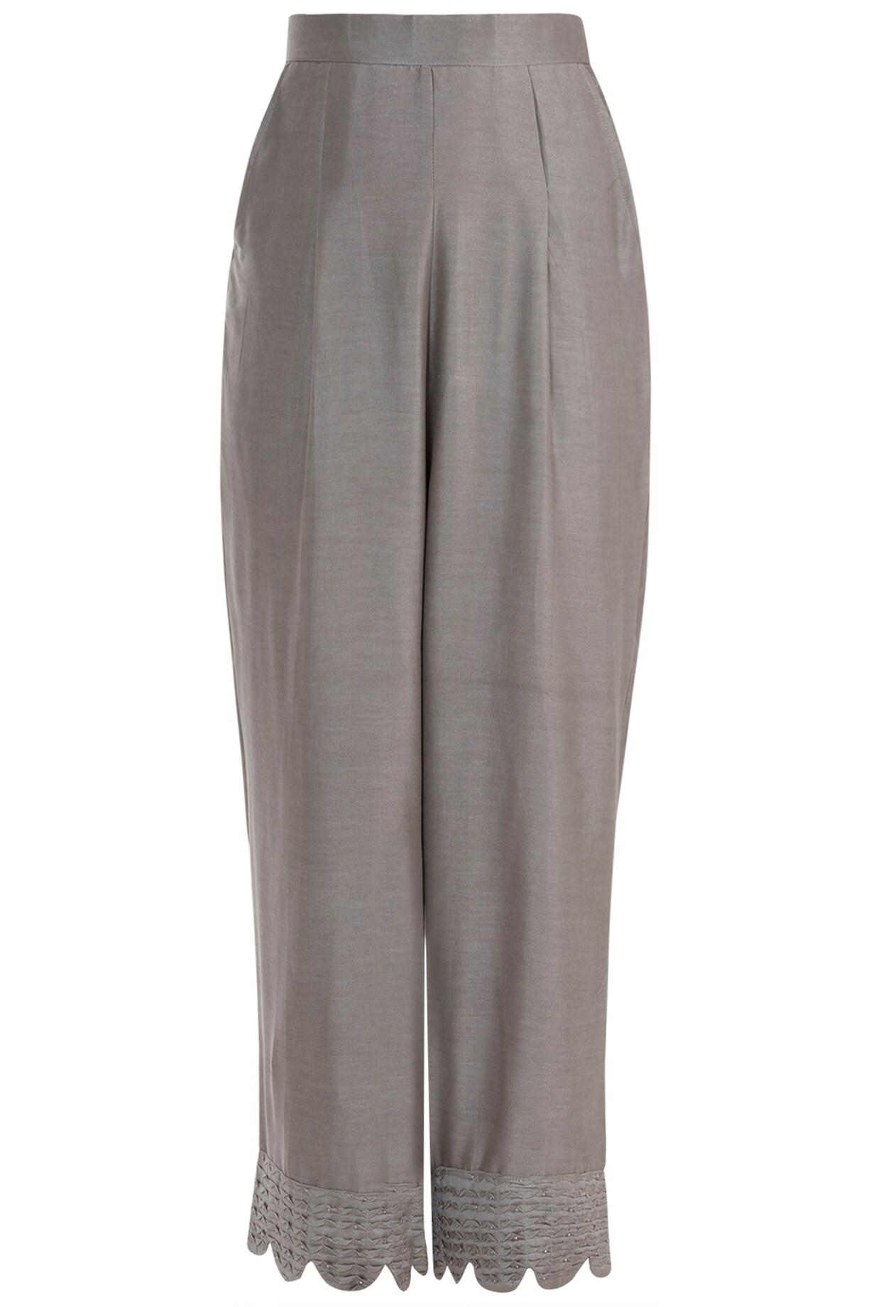 TAUPE KURTA WITH PANTS SET