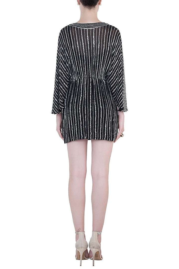 Black embroidered dress available only at Pernia's Pop Up Shop.