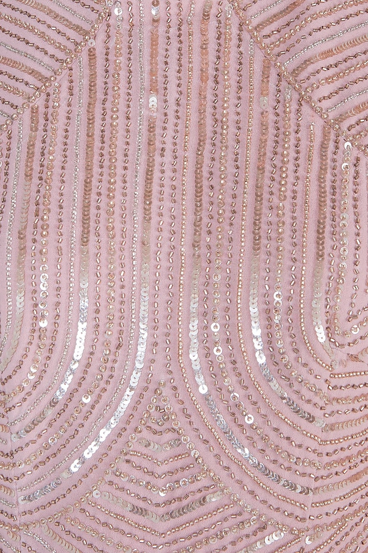 Light pink embroidered dress available only at Pernia's Pop Up Shop.