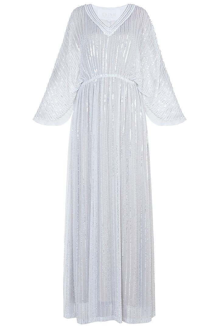 White embroidered gown available only at Pernia's Pop Up Shop.