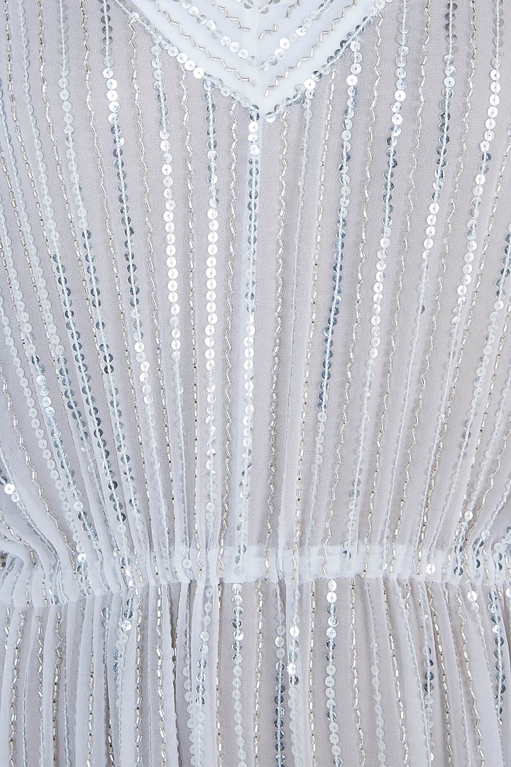White embroidered gown available only at Pernia's Pop Up Shop.
