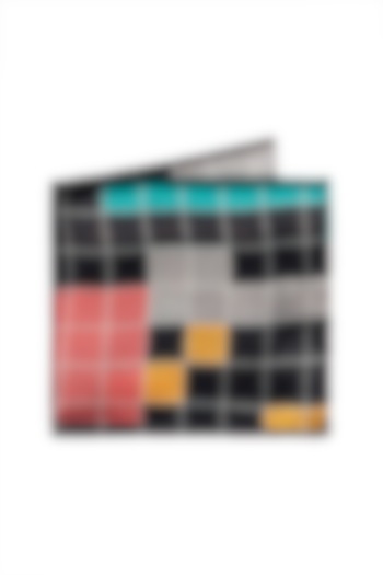 Multi Colored Geometric Printed Pocket Square by Trosta