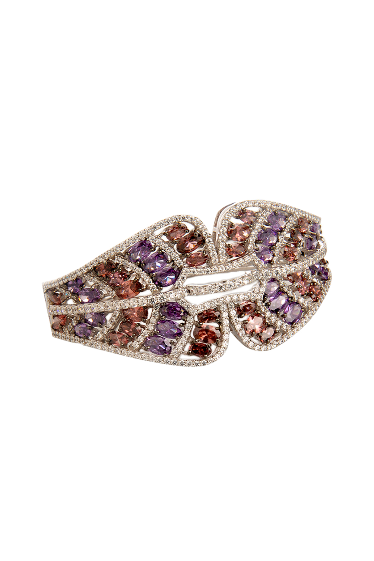 Two Tone Finish Hydro Zirconia Bracelet by Tsara at Pernia's Pop Up Shop