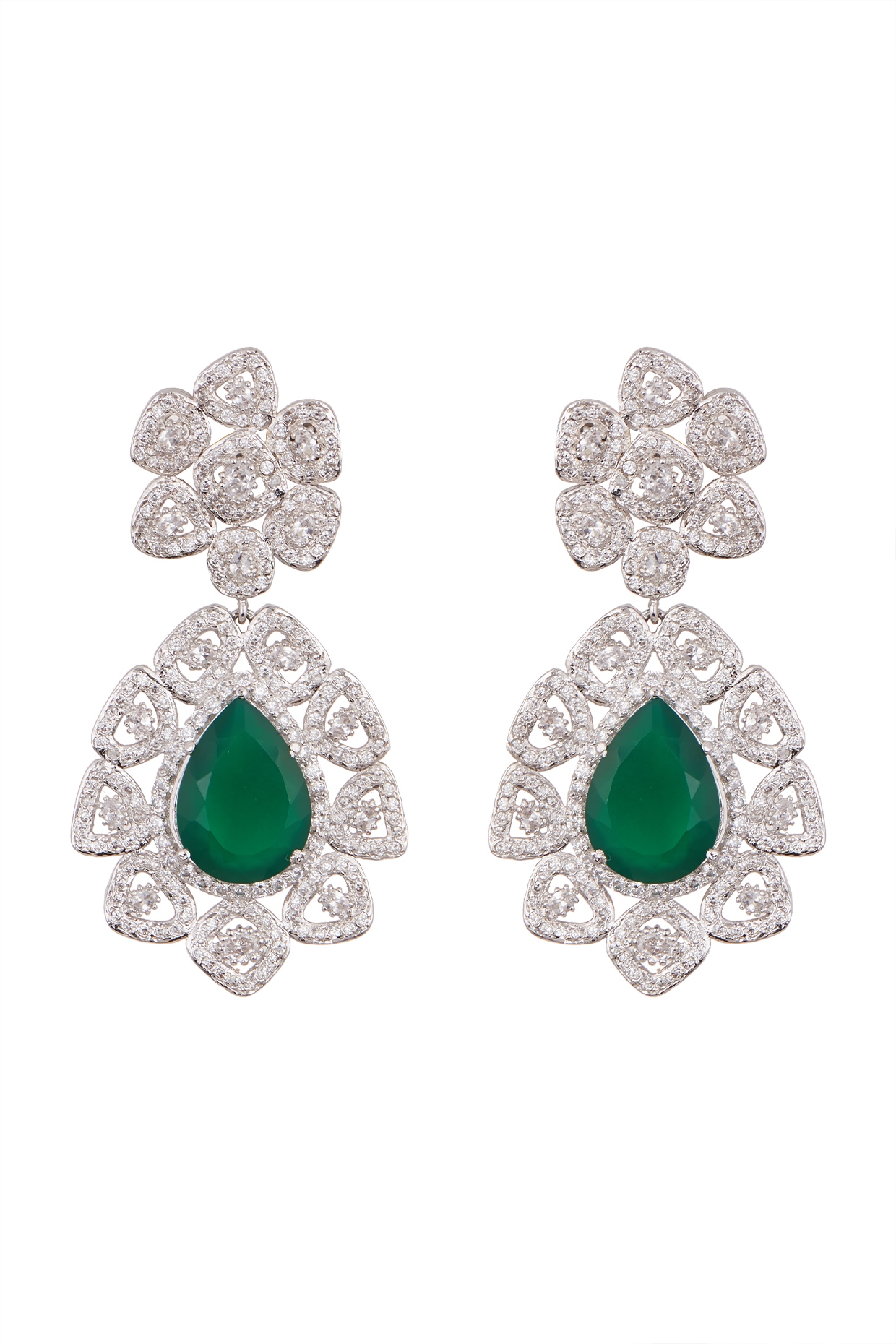 HG Pearl Emerald Earring at Rs 3588/pair | Emerald Earring in Vellore | ID:  21507775888