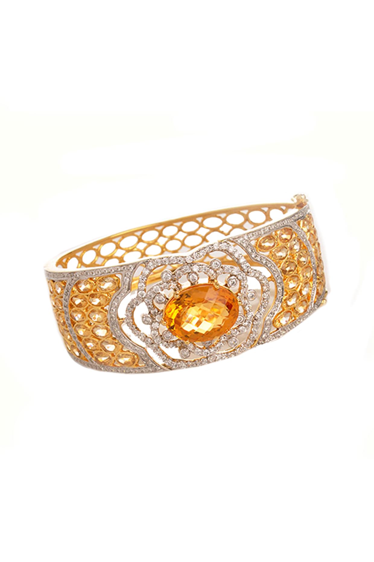 Multi-Color Citrine Gemstone Bracelet | JewelryShuk