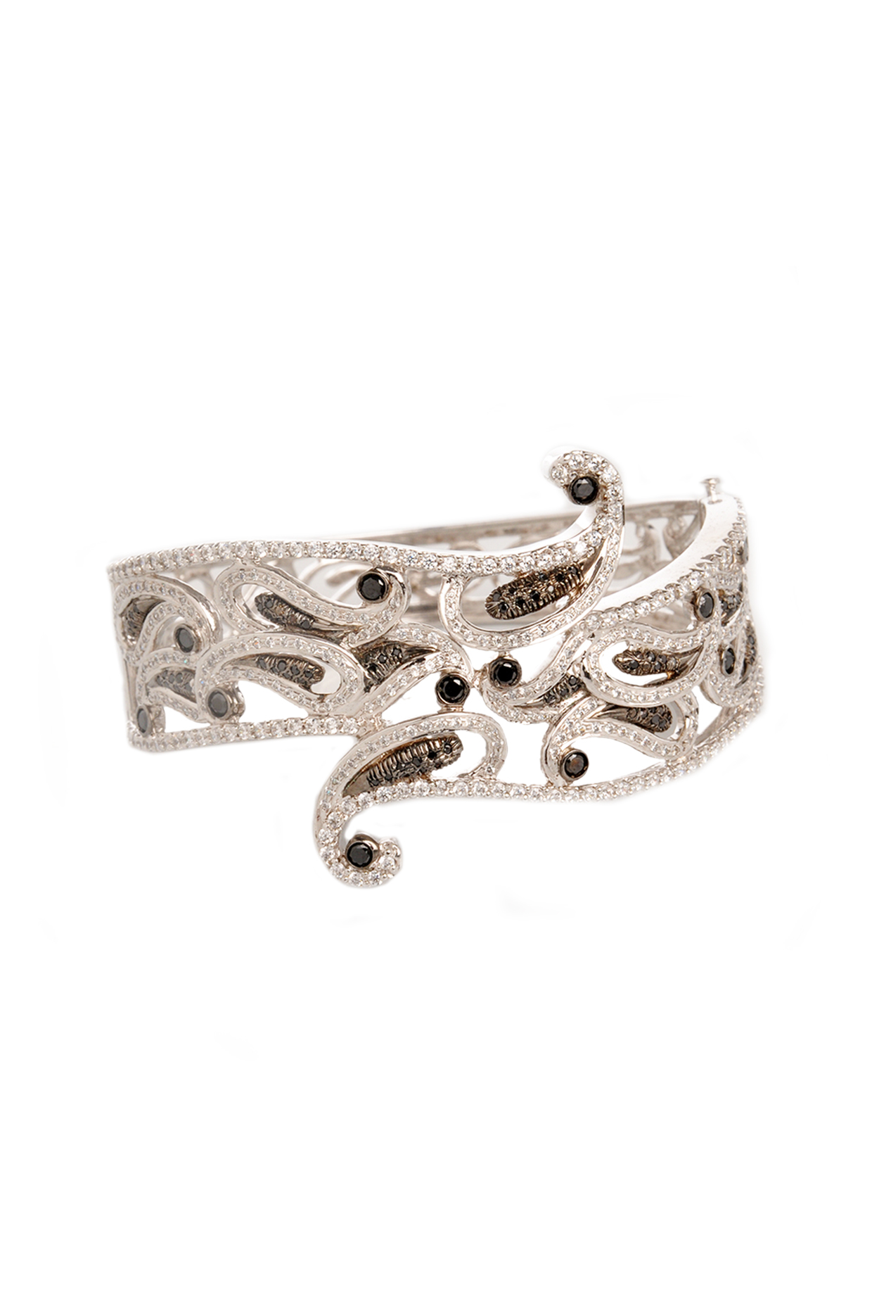 Two-tone Finish Cubic Zirconia Bracelet by Tsara at Pernia's Pop Up Shop