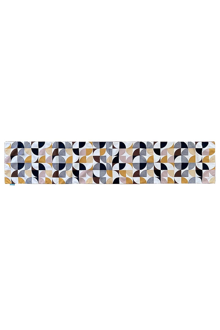 Multi-Colored Poly duck & Silk Dupion Geometric Printed Table Runner by Tasseled Home at Pernia's Pop Up Shop