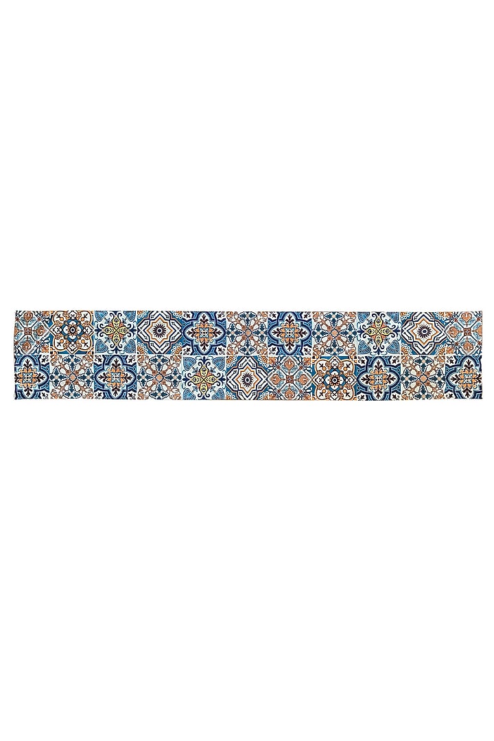 Multi-Colored Poly Duck & Silk Dupion Floral Printed Table Runner by Tasseled Home at Pernia's Pop Up Shop