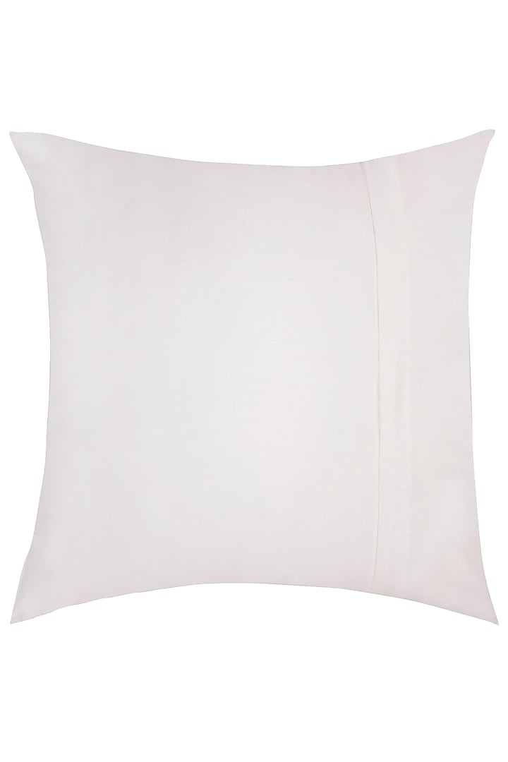 Multi-Colored Crushed Velvet & Faux Silk Floral Printed Cushion Cover (Set of 2) by Tasseled Home at Pernia's Pop Up Shop