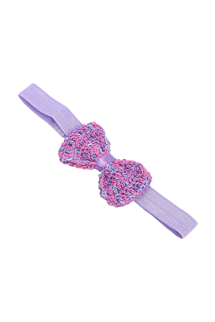 Shaded Purple Crochet Hairband For Girls by This and That by Vedika