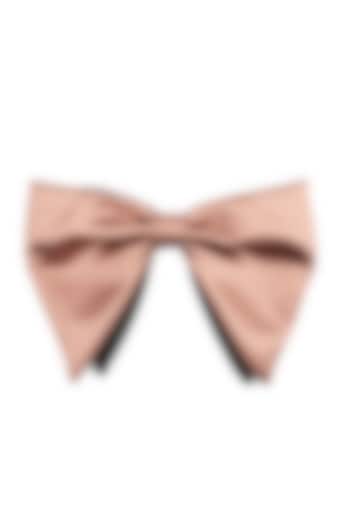 Rose Gold Microfiber Bow Tie by THE TIE HUB