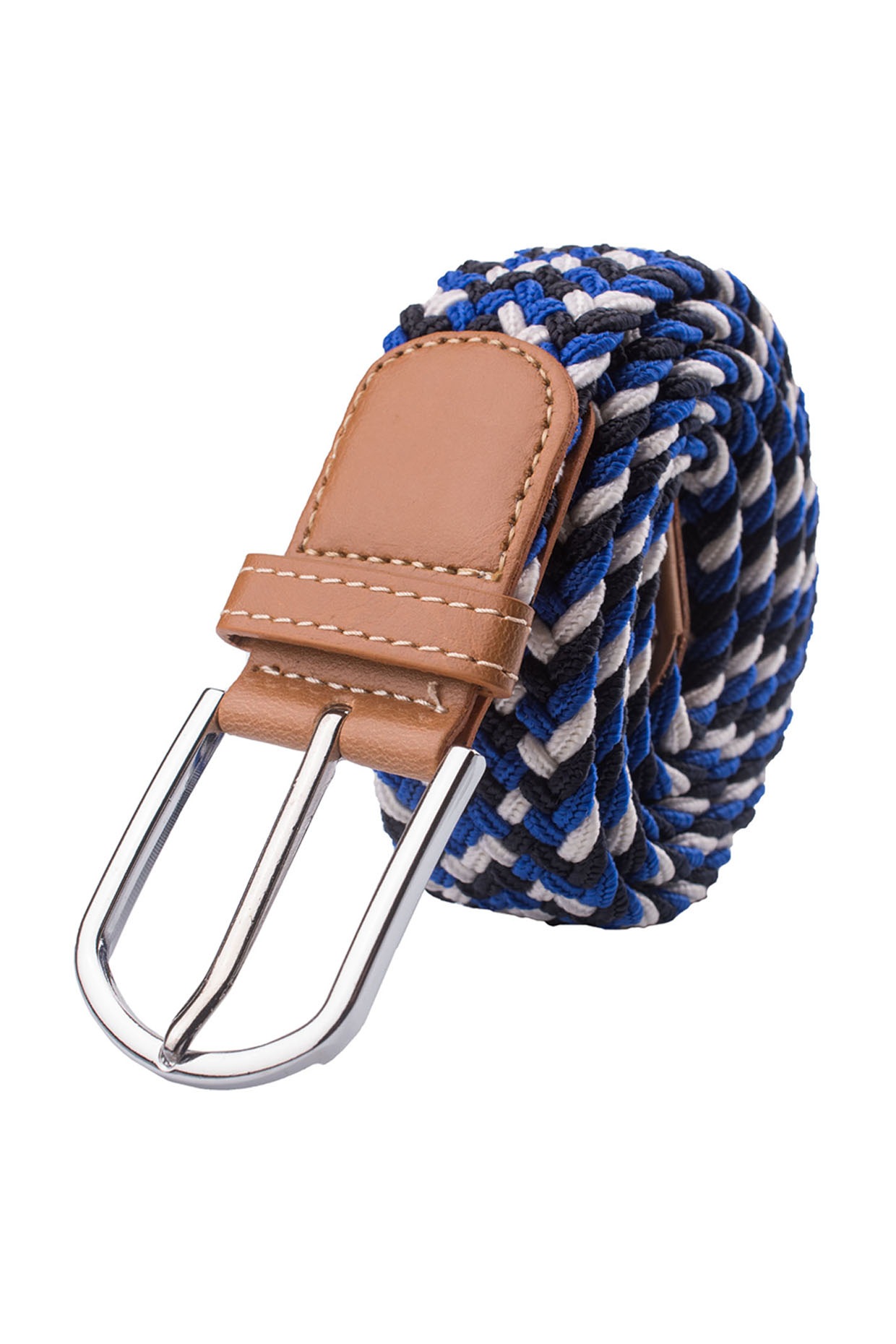 blue elasticated belt