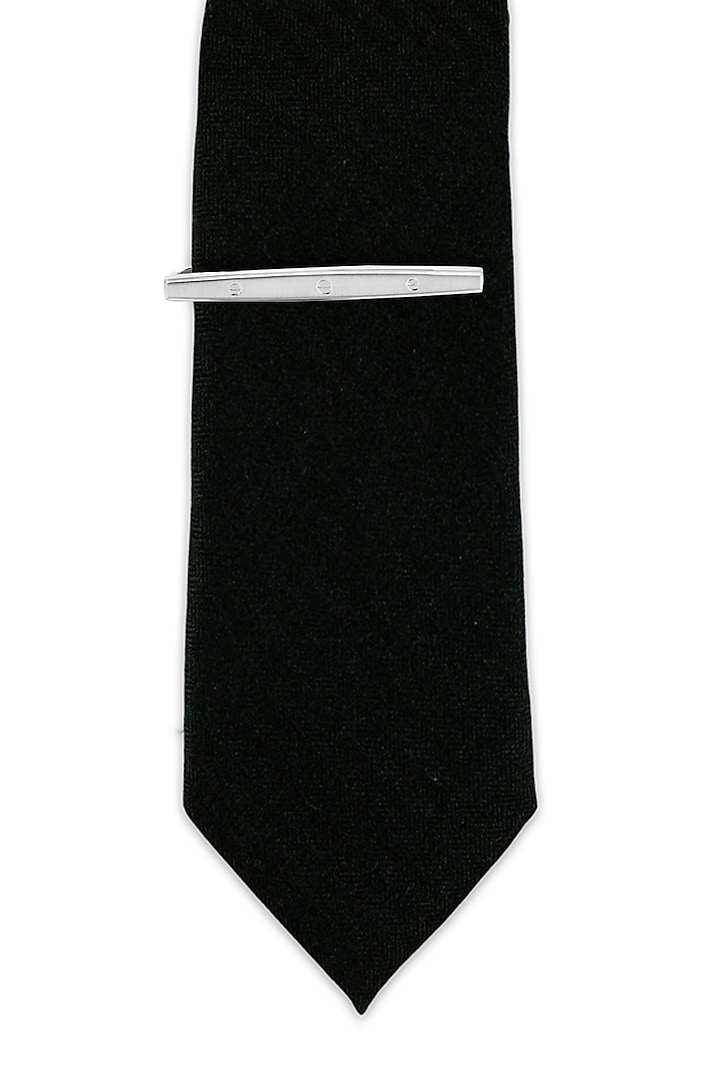 Silver Tie Bar Pin by THE TIE HUB at Pernia's Pop Up Shop