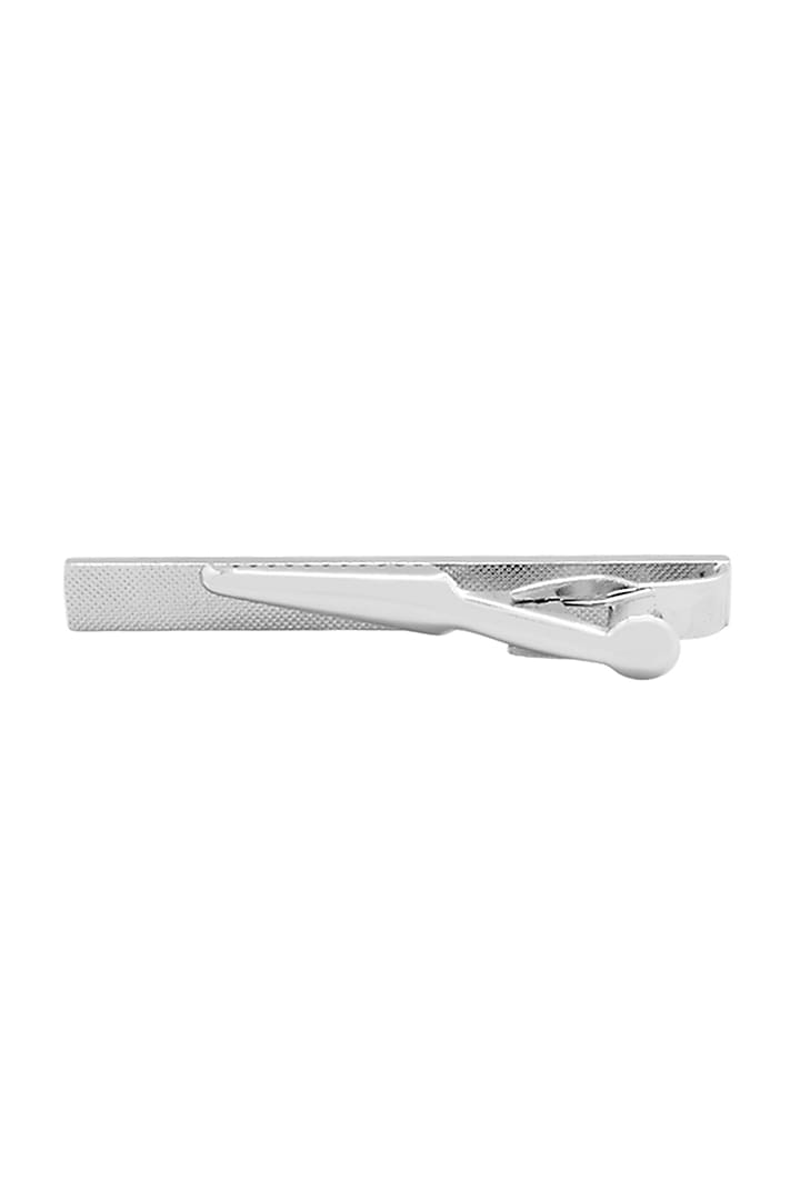 Black & Silver Tie Bar Pin by THE TIE HUB at Pernia's Pop Up Shop