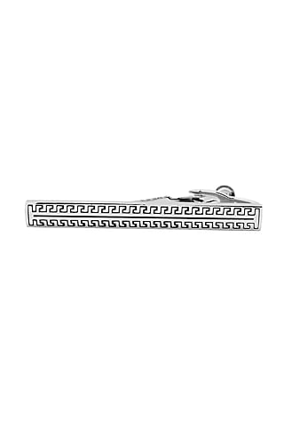Silver & Black Tie Bar Pin by THE TIE HUB