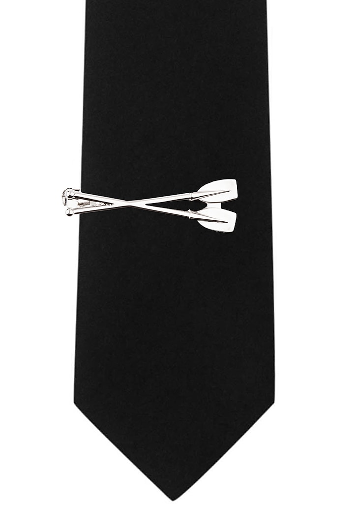 Silver Brass Tie Bar Pin by THE TIE HUB at Pernia's Pop Up Shop