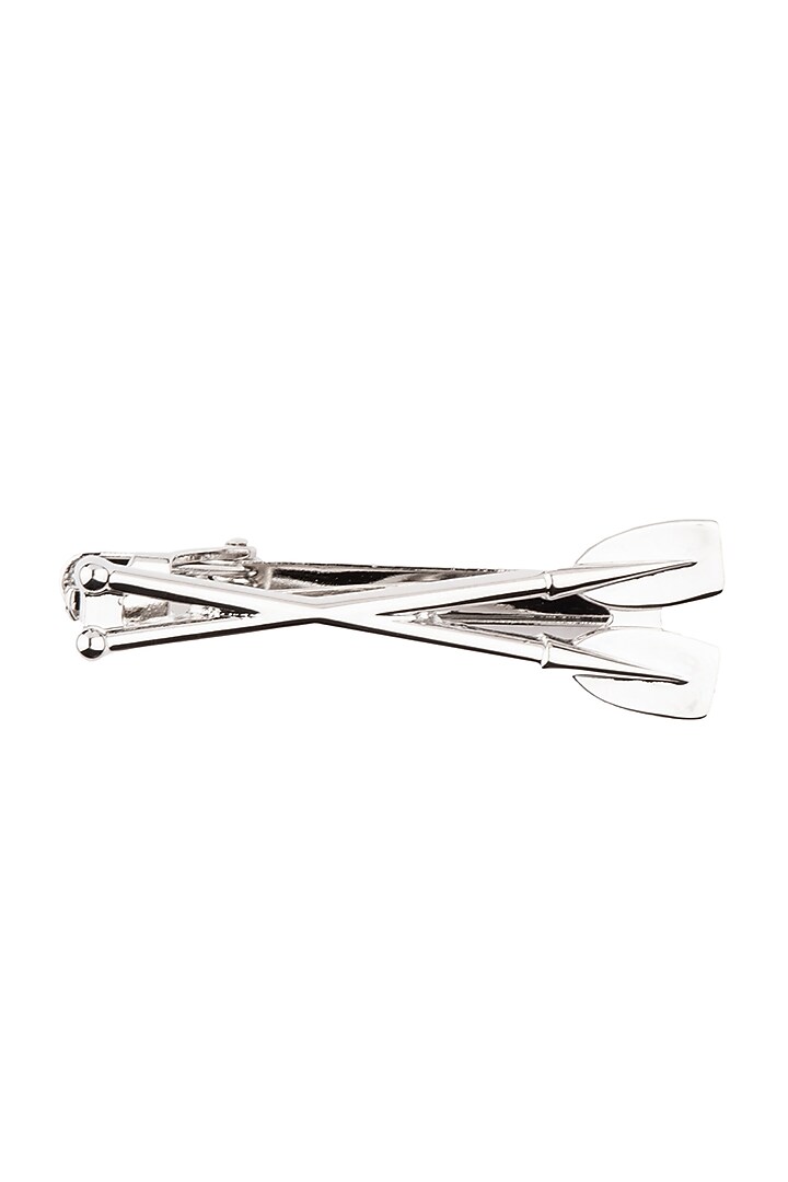Silver Brass Tie Bar Pin by THE TIE HUB at Pernia's Pop Up Shop