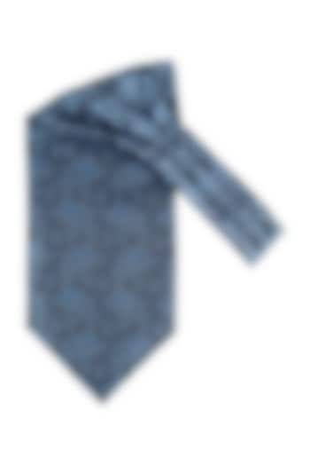 Navy Blue Cravat In Microfiber by THE TIE HUB at Pernia's Pop Up Shop