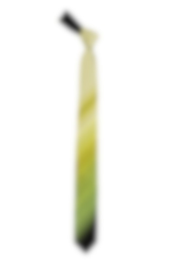 Green Hand Stitched Necktie by THE TIE HUB at Pernia's Pop Up Shop