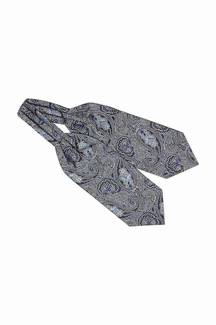 Green Microfiber Cravat by THE TIE HUB at Pernia's Pop Up Shop