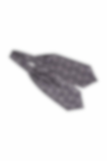 Grey Microfiber Cravat by THE TIE HUB at Pernia's Pop Up Shop