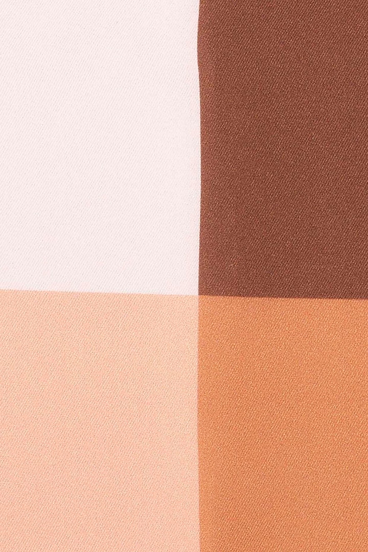 Brown Silk Pocket Square by THE TIE HUB at Pernia's Pop Up Shop
