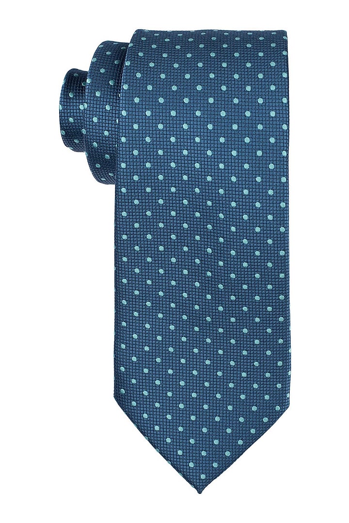 Teal Necktie & Pocket Square Gift Set by THE TIE HUB at Pernia's Pop Up Shop