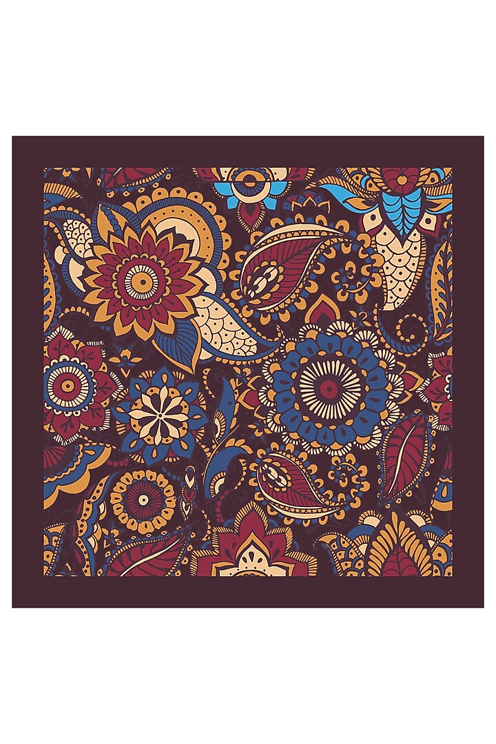 Maroon Necktie & Pocket Square Gift Set by THE TIE HUB at Pernia's Pop Up Shop