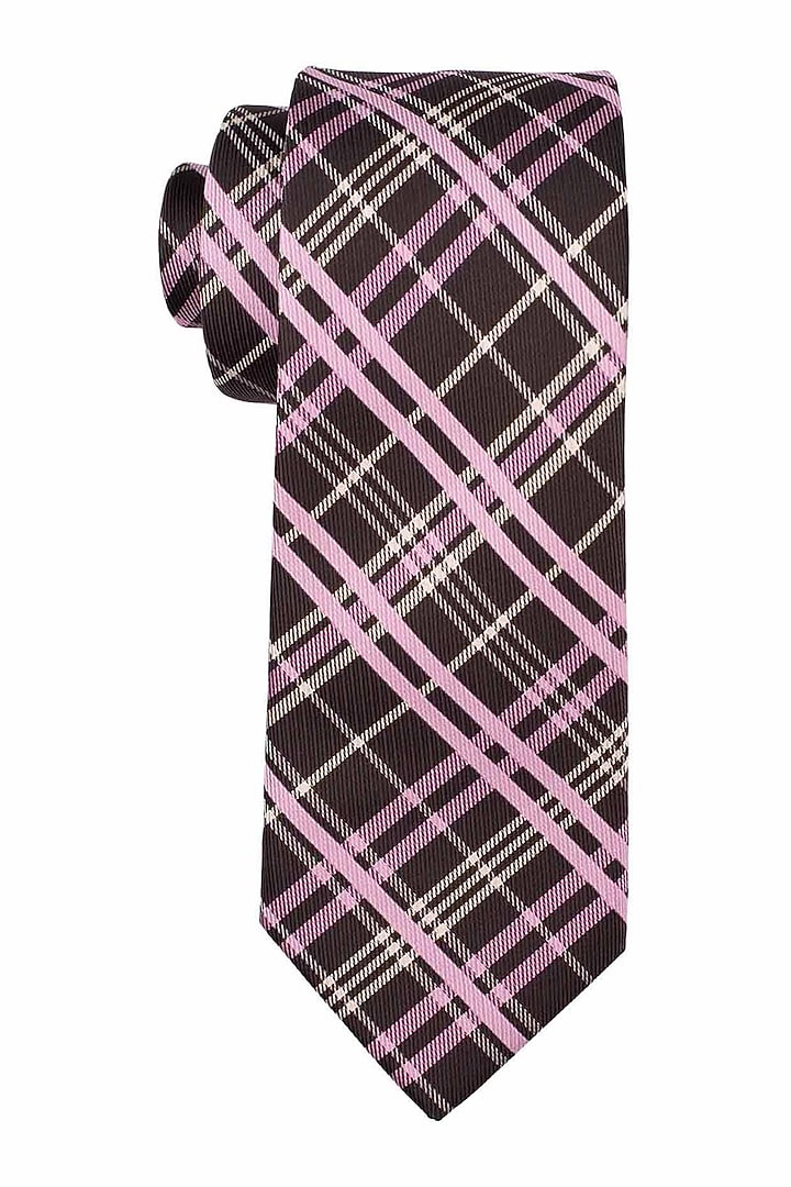 Brown Necktie & Cufflinks Gift Set by THE TIE HUB at Pernia's Pop Up Shop