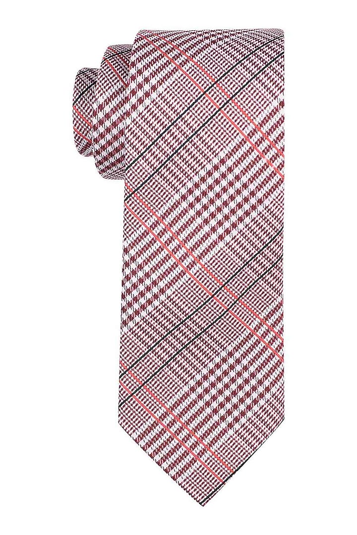 Maroon Necktie & Cufflinks Gift Set by THE TIE HUB at Pernia's Pop Up Shop