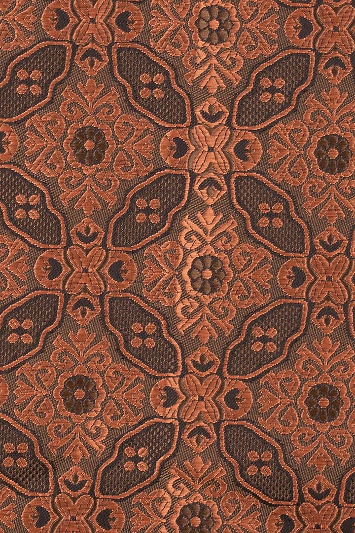 Bronze Printed Pocket Square by THE TIE HUB at Pernia's Pop Up Shop