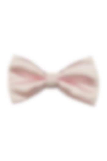 Pink Microfiber Bow Tie by THE TIE HUB