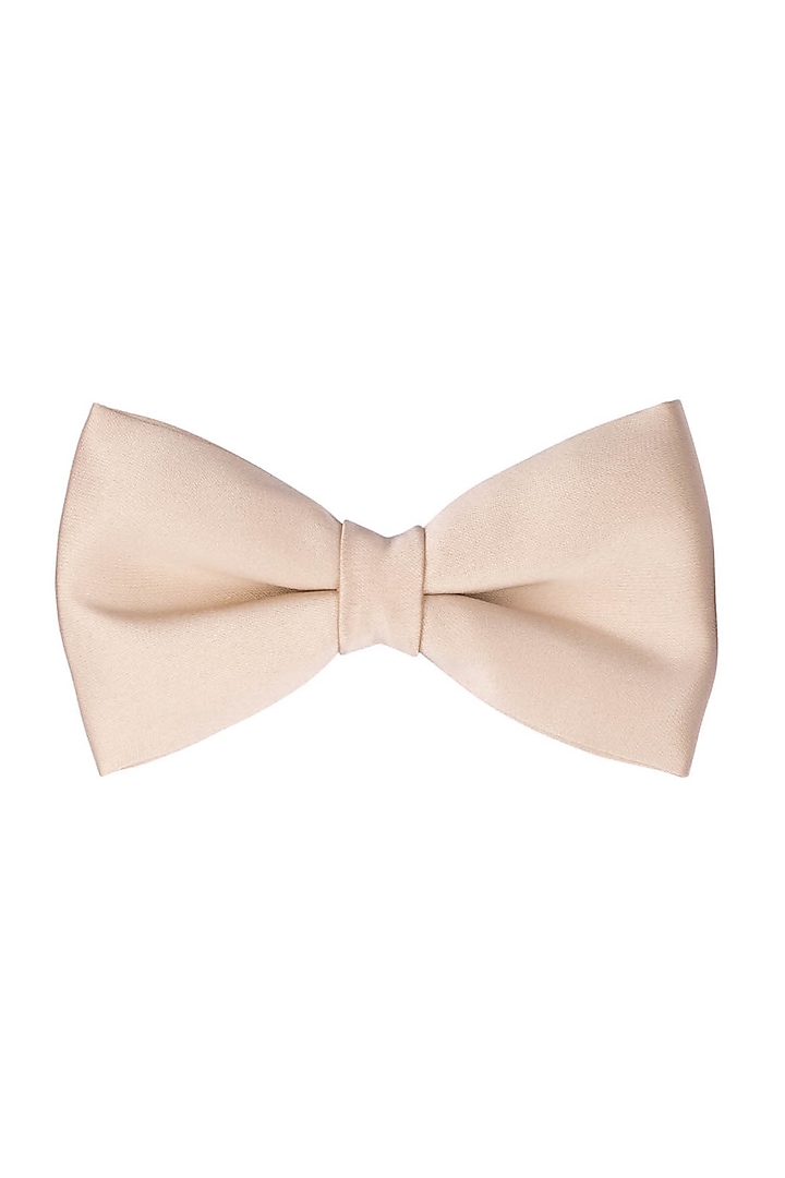 Cream Silk Bow Tie by THE TIE HUB
