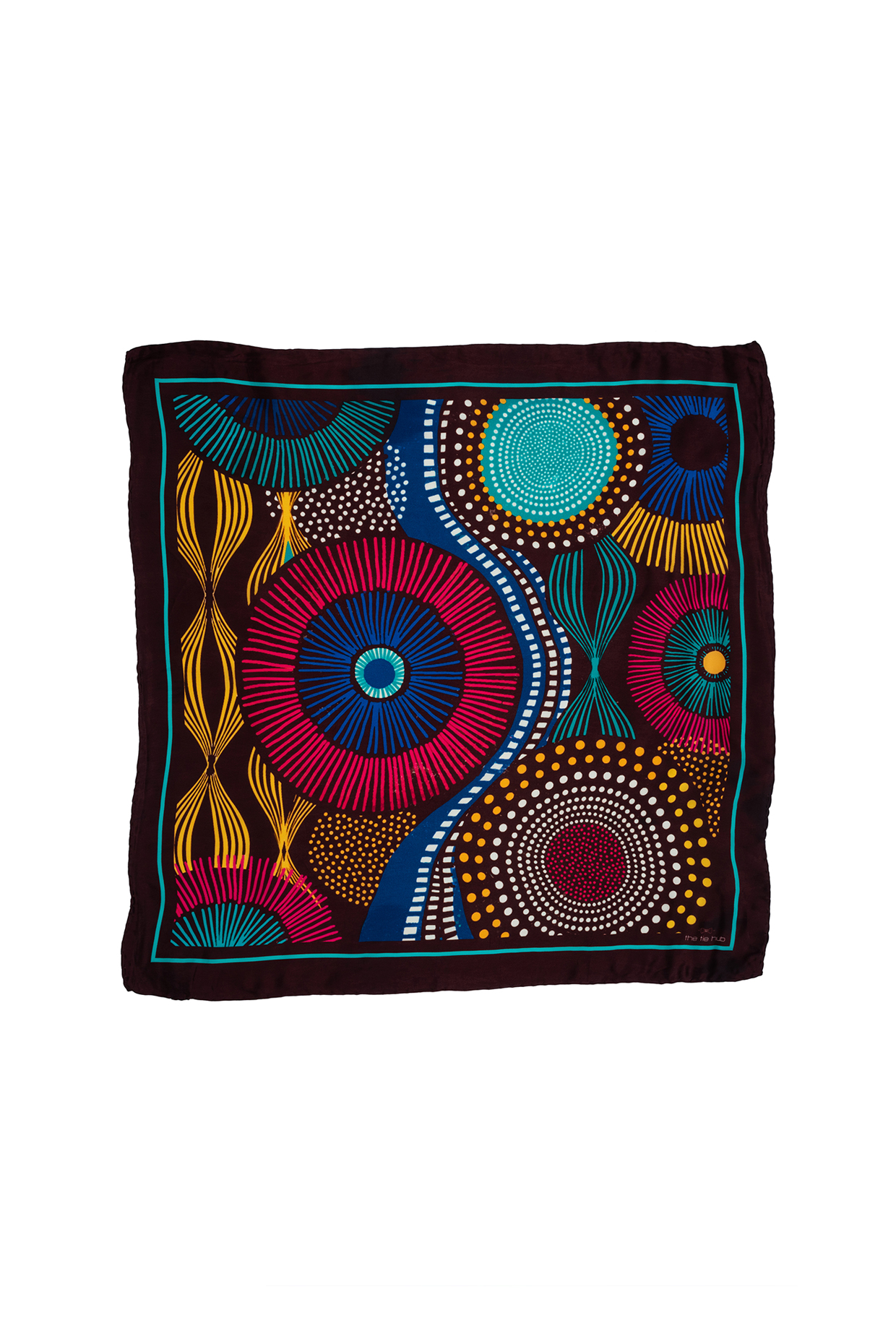 Black Tribal Printed Neckerchief by THE TIE HUB