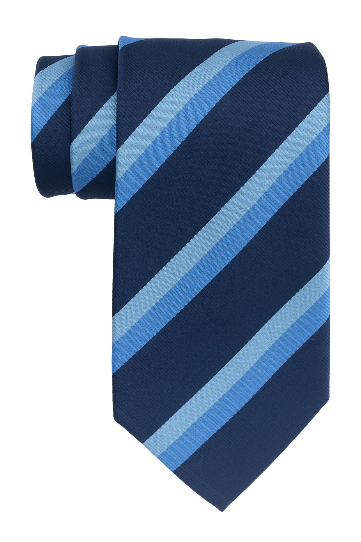 Bamboo Striped Satin Necktie Bamboo Striped Satin Necktie