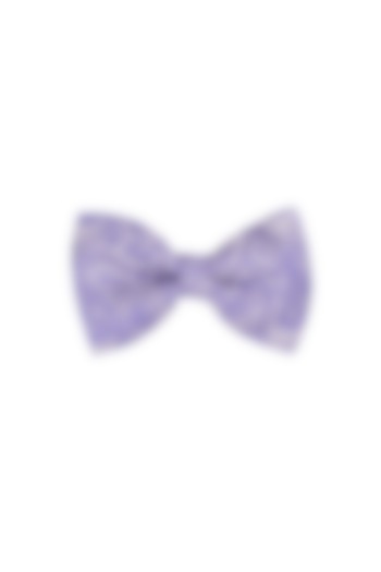 Purple Microfiber Bow Tie by THE TIE HUB