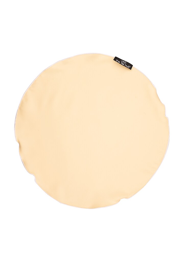 Peach Microfiber Pocket Square by THE TIE HUB at Pernia's Pop Up Shop