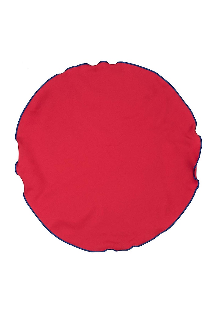 Red Microfiber Pocket Square by THE TIE HUB