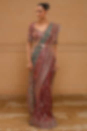 Gold Crystal & Metal Chain Belt by Tarun Tahiliani Accessories at Pernia's Pop Up Shop
