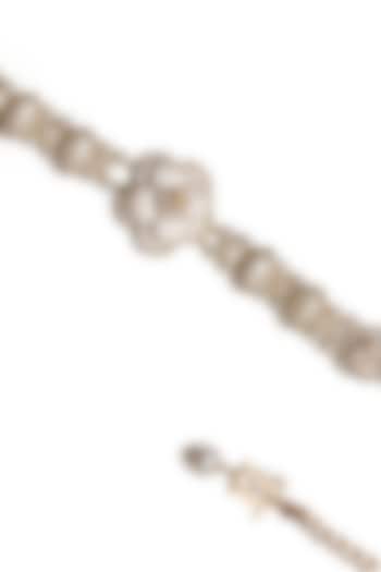 Ivory Swarovski & Pearl Embellished Belt by Tarun Tahiliani Accessories at Pernia's Pop Up Shop