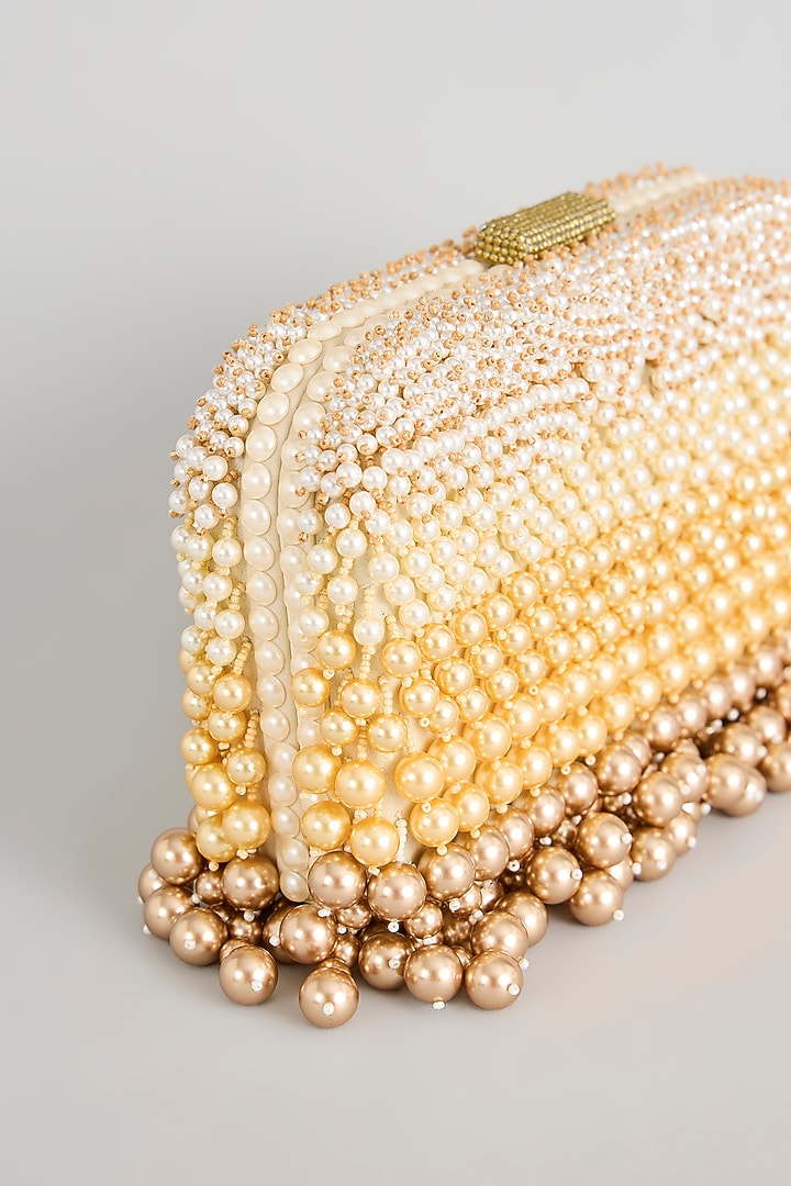 Multi-Colored Swarovski Crystal & Tumble Beaded Clutch by Tarun Tahiliani Accessories at Pernia's Pop Up Shop