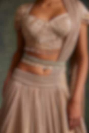 Mint Green Cup Chain & Swarovski Belt by Tarun Tahiliani Accessories at Pernia's Pop Up Shop